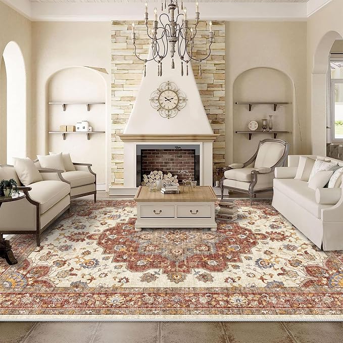 TOPRUUG Washable Oriental Area Rug by TOPRUUG