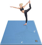 GXMMAT Large Yoga Mat 6'x4'/6'x6'/7'x5', Extra Thick Workout Mats by GXMMAT