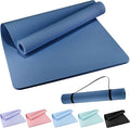 Extra Wide Yoga Mat 72" x 32", 6mm Non Slip TPE Exercise Mat by wimwum