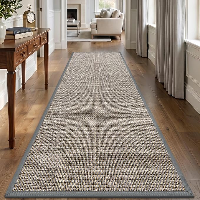 DEX Hallway Runner Rug 2'4''x8, Non Slip Rubber Backing Inside Entryway Carpet by DEXI