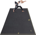 GXMMAT Large Yoga Mat 12'x6'/10'x6'/6'x8', Extra Thick Workout Mats by GXMMAT