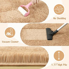 LOCHAS Bedroom Rug 3.3' x 6.2', Soft Oval Throw Rugs Carpet - Image 5