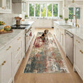 RELEANY Washable Area Rugs 2'6"x8 Non-Slip Modern Abstract Soft by RELEANY