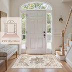 Tortania Area Rug Living Room Rugs - Image 2