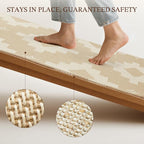MatEssenz 2x3 Washable Entryway Rug, Woven Boho Geometric Indoor Front Door Mat - Image 4