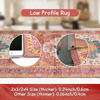 Moynesa Ultra-Thin Washable Runner Rug - Image 5