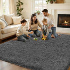 4x6 Area Rug for Living Room, Ultra Soft Fluffy Shag Rugs for Bedroom, Non-Slip - Image 5