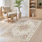 Vintage Living Room Area Rug 3x5 by COTILED