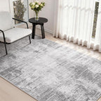 3 x 5 Rug Small Non Slip Machine Washable Rug Distressed Abstract Soft Indoor by Tchdio