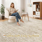 Washable Rug 5x7 Area Rugs: Modern Geometric Rugs - Image 9