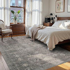 Rugxara Area Rugs 5x7 for Living Room Bedroom, Vintage Retro Boho Rug, Non Slip - Image 3