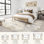 UERMEI 8x10 Washable Area Rug - Image 3