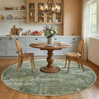 4Ft Round Area Rugs for Living Room, Soft Non-Slip Washable Rugs Modern - Image 4