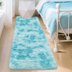 Light Blue Fluffy Rug for Bedroom Living Room, 2x6 ft Soft Sky Blue Bedroom - Image 8