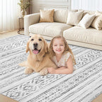cotiled 5x7 Area Rugs Living Room Rug: Washable Boho Rugs - Image 5