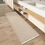 AMOAMI Upgraded Waffle Runner Rug Super Absorbent Non Slip Bath Mats by AMOAMI