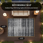 MontVoo Outdoor Rug Waterproof 6x9 ft - Image 7