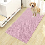 OLANLY Dog Door Mat for Muddy Paws 44x24, Ultra Absorbent Chenille Mud Doormat by OLANLY