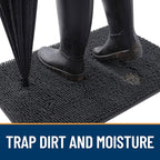 OLANLY Dog Door Mat for Muddy Paws 54x32, Absorbs Moisture and Dirt, Absorbent - Image 2