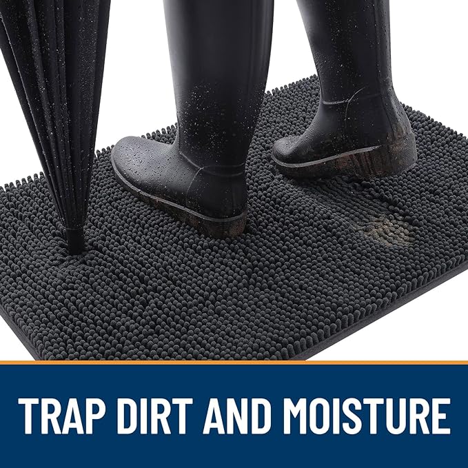 OLANLY Dog Door Mat for Muddy Paws 59x24, Absorbs Moisture and Dirt, Absorbent - Image 2