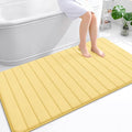 OLANLY Memory Foam Bath Mat 59x35, Super Soft Absorbent Bathroom Rugs, Quick Dry by OLANLY