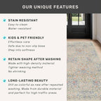 Hazo Haus Washable Dining Room Rugs, 7x9 Area Rug - Image 7