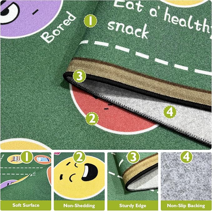 Classroom Rug Elementary 5x7 ft, Calming Corner Rug - Image 3