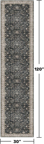 Black Washable 10ft Long Runners - Image 2