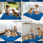 OLANLY Dog Door Mat for Muddy Paws 36x24, Ultra Absorbent Chenille Mud Doormat - Image 8