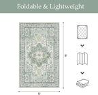 GENIMO Outdoor & Indoor Area Rug 5'x8', Waterproof, Non-Shedding, Easy Cleaning - Image 2