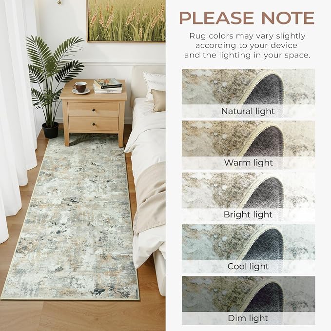 2x10 Washable Runner Rug Non-Slip - Image 8