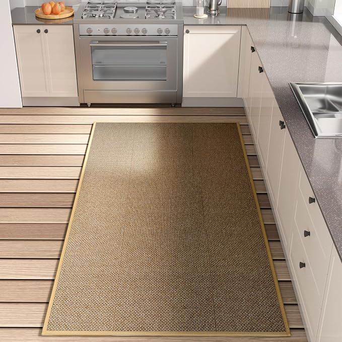 SUMLANS Kitchen Mat, Rubber Backing Cushioned Non Slip Kitchen Rugs by SUMLANS