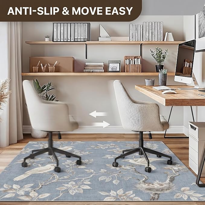 36"x60" Office Chair Mat for Hardwood Tile Floor, Under Desk Carpet Protector - Image 4