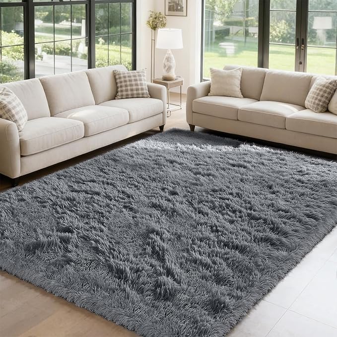 yongyangjuxin Fluffy Rug Shag Area Rug, Large Shag Area Rugs - Image 3