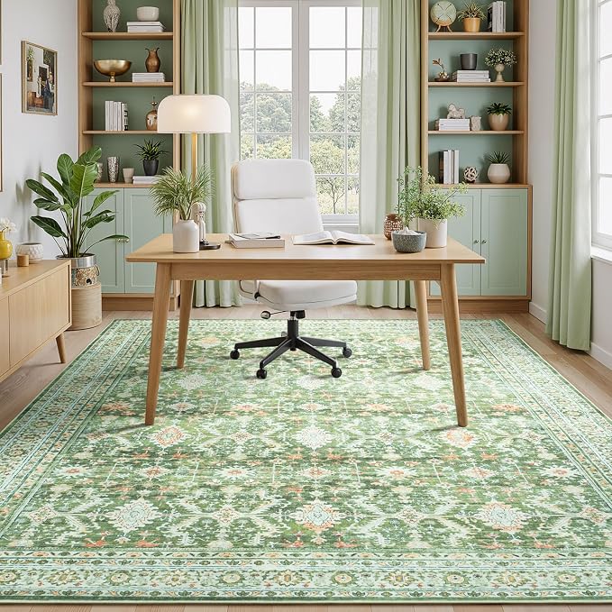Lessymo 5x7 Washable Area Rug - Image 9