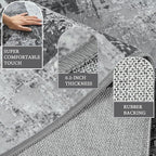 LOCHAS Washable Runner Rugs for Hallway, 2x6 Non Sip Soft Rug for Bedroom - Image 6