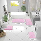 OLANLY Bathroom Runner Rugs 47x20, Extra Soft Absorbent Chenille Bath Rugs - Image 8