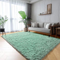 ONASAR Sage Green Rugs for Living Room Bedroom, 5x8 Fluffy Bedside Area Rug by ONASAR