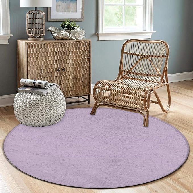 Large Round Area Rug Home Decor Modern Bathroom Rug Kitchen Office Circle Rug - Image 3