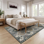 Lahome Moroccan Washable Living Room Rug, 5x8 Rugs - Image 4