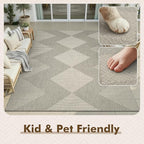 MontVoo-Outdoor Rug Carpet Patio Rug 6x9 Polypropylene Indoor Outdoor Rugs - Image 5