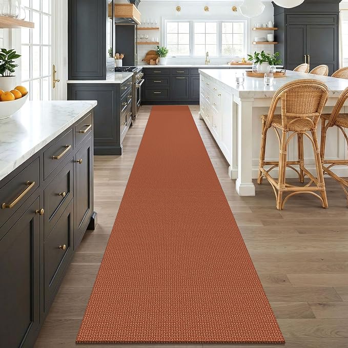 KOZYFLY Orange 2.5'x18' Runners Rugs - Image 2
