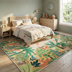 LIVEBOX Boho 8x10 Area Rugs for Living Room, Washable Soft Jungle Animal Print - Image 7