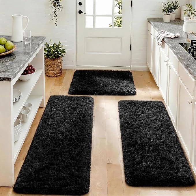 Ophanie Small Rug Washable Non Slip Throw Bedside Area Rugs, Fluffy Soft Mini - Image 5