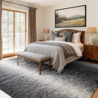Area Rugs for Living Room, Tie-Dyed 5x7 Feet Soft Fluffy Shagg Plush Rug High - Image 3