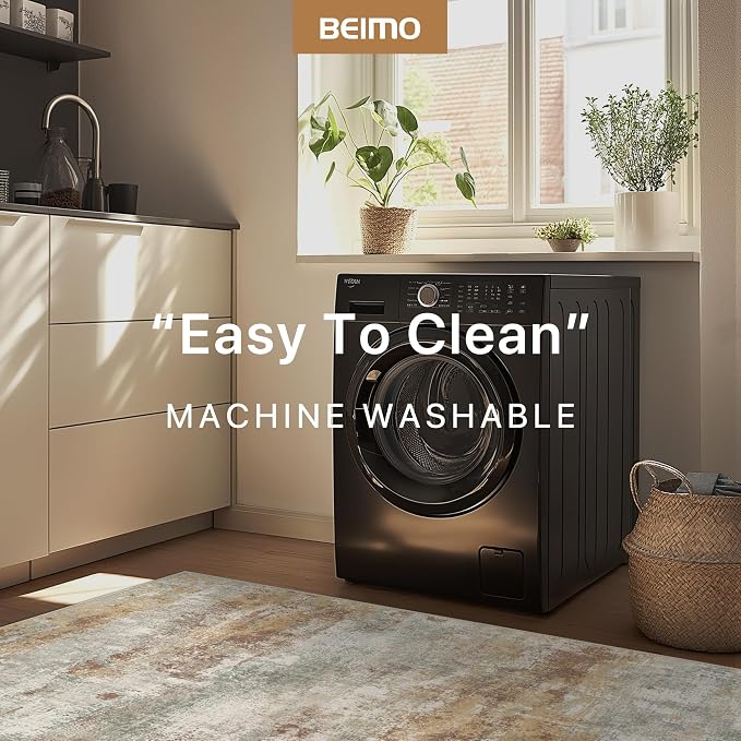 BEIMO Area Rugs 9x12 for Living Room Bedroom, Modern Abstract Machine Washable - Image 7