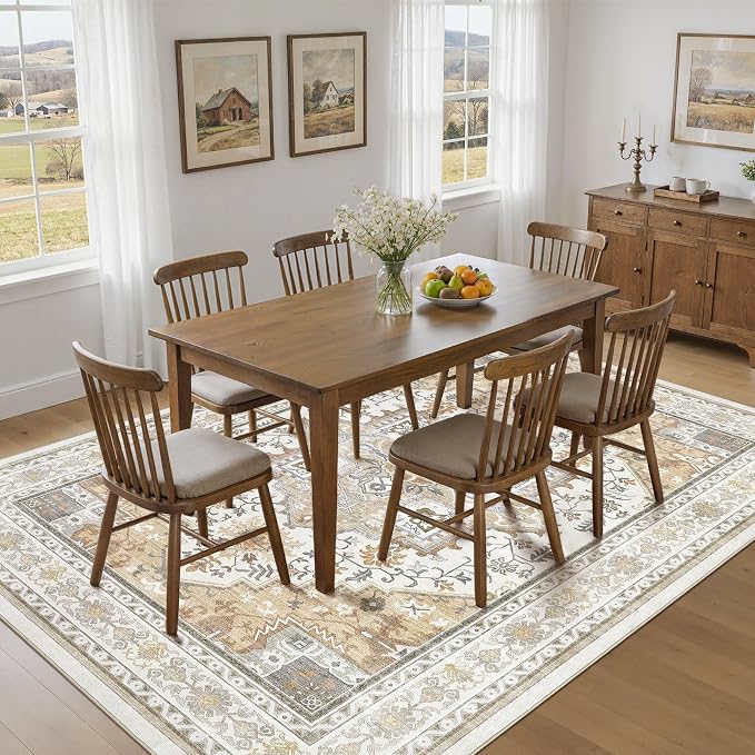 UERMEI 8x10 Area Rug for Living Room - Image 5