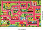 Kids Carpet Playmat Rug 59"x39.4", Car Rug - Image 2