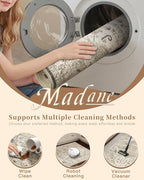 Madane Hallway Rug 3x10, Kitchen Rugs Washable Entryway Rug Vintage Kitchen - Image 9