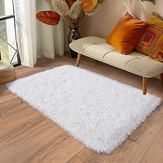 Shaggy Rugs for Bedroom Living Room Dorm Kids Room Decor, Soft Modern Indoor - Image 8